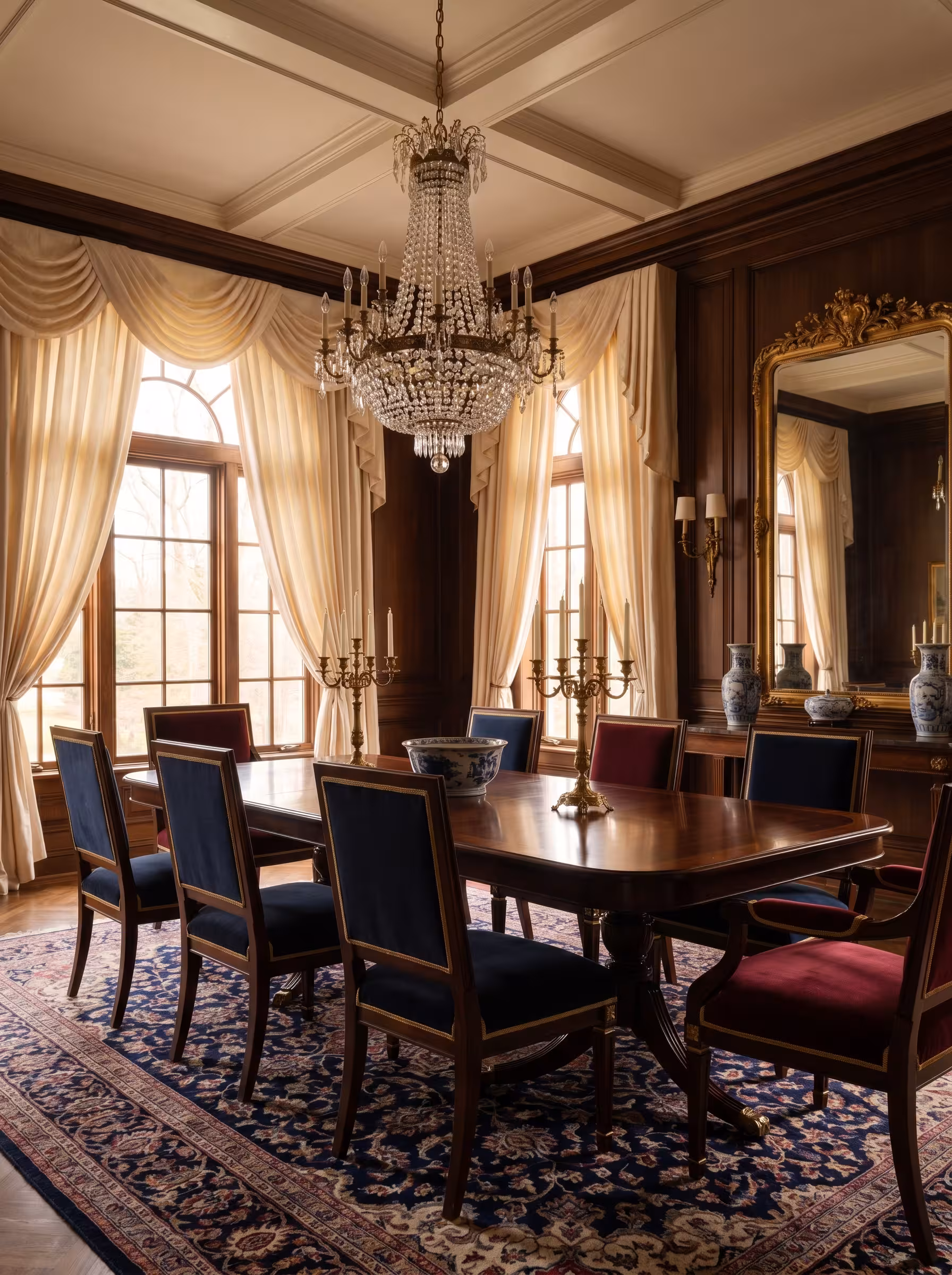 Elegant Dining Room - Timeless Classic Dining Room design concept