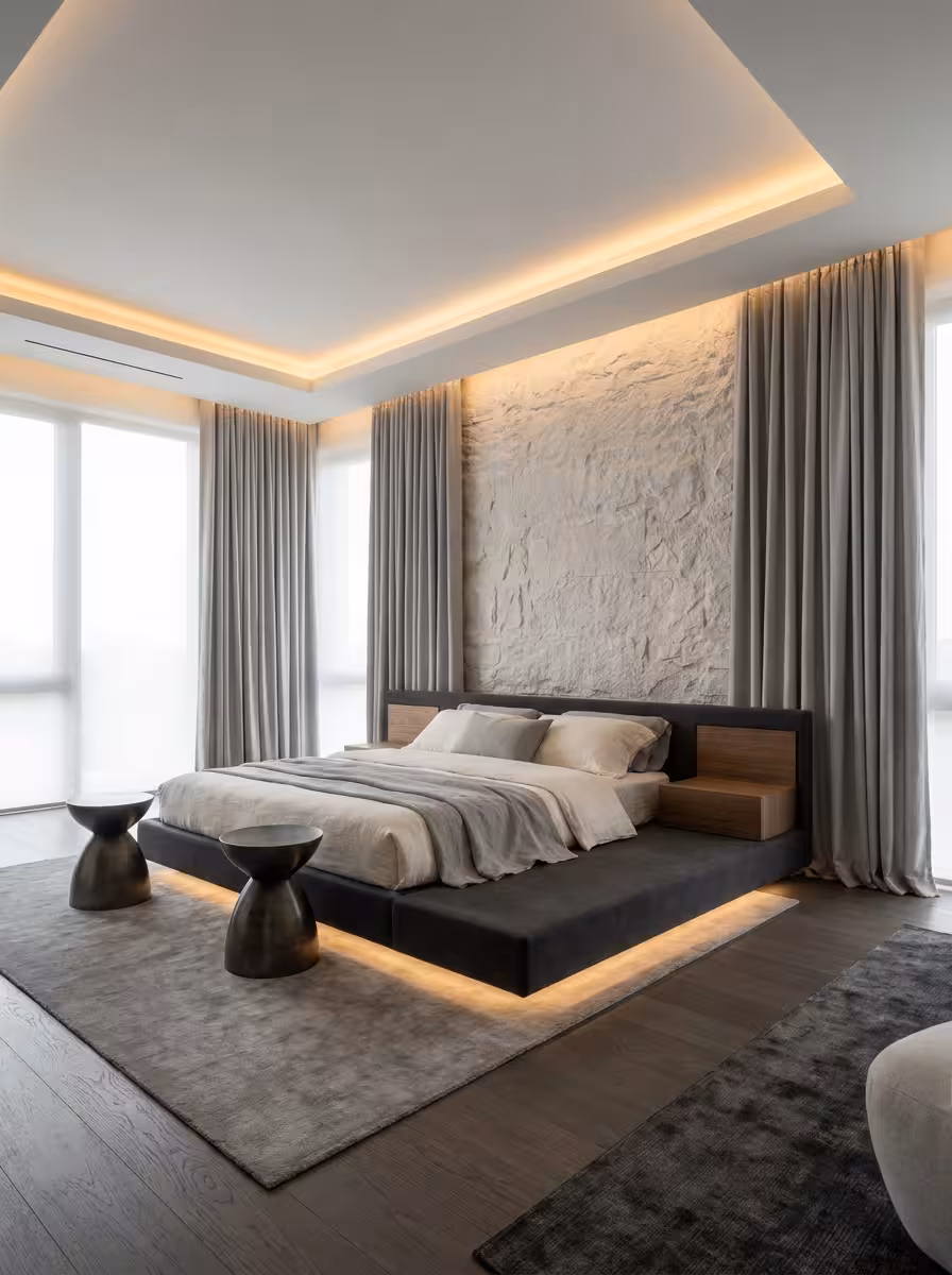 Minimalist Primary Suite - Contemporary Primary Suite design concept