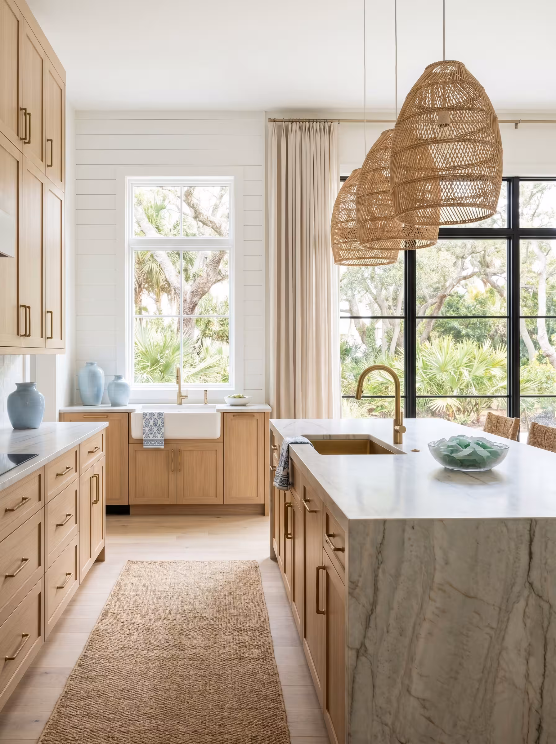 Serene Coastal Kitchen - Coastal Modern Kitchen design concept