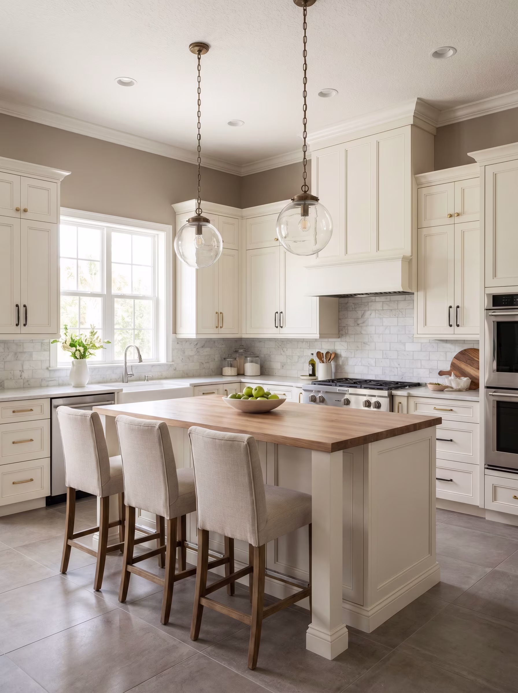 Warm Transitional Kitchen - Transitional Kitchen design concept